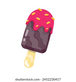Ice Candy Flat Aufkleber ist bereit für Premium-Download