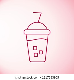 ice coffee icon