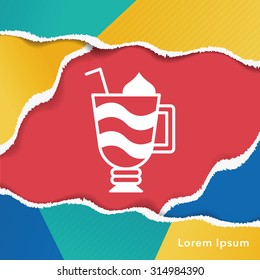 ice coffee icon