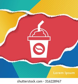 ice coffee icon