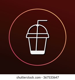 ice coffee icon