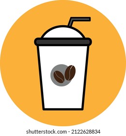 The Ice Coffee icon for your design and other uses