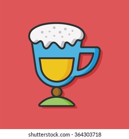 ice coffee vector icon