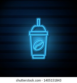# Ice coffee vector illustration. Cold brew