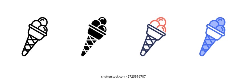 Symbolsatz für Eiskonusart