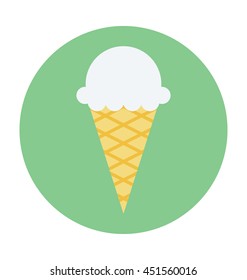 Ice Cone Vector Icon