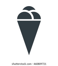 Ice Cone Vector Icon