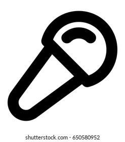 Ice Cone Vector Icon
