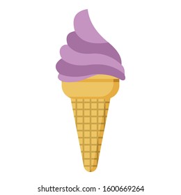 
Ice Cone Vector icon which can be easily modified or edit
