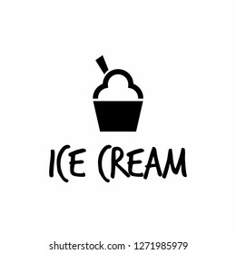 ice cram logo icon designs vector