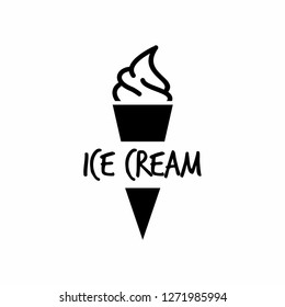 ice cram logo icon designs vector