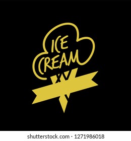 ice cram logo icon designs vector