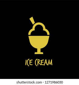 ice cram logo icon designs vector