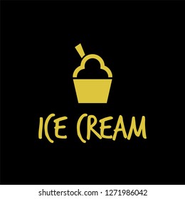 ice cram logo icon designs vector