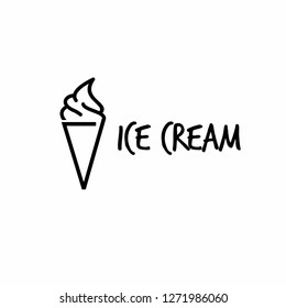 ice cram logo icon designs vector