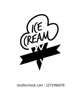 ice cram logo icon designs vector