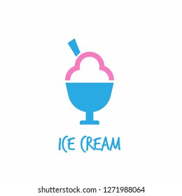 ice cram logo icon designs vector