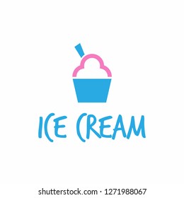 ice cram logo icon designs vector