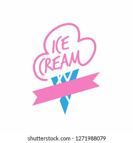 ice cram logo icon designs vector