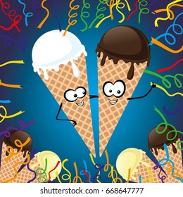 Ice cream.