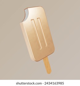 ice cream 3d render vector chocolate sweet 