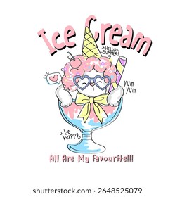 ice cream all are my favorite