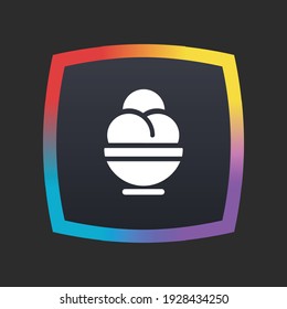 Ice Cream - App Icon Button