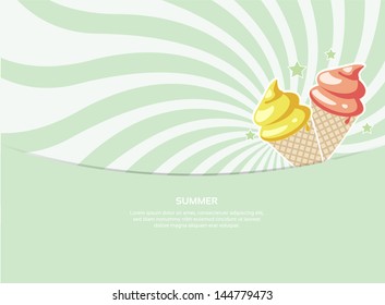 ice cream background