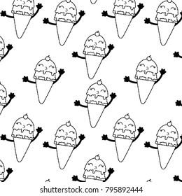 Ice cream background 