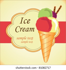 ice cream background