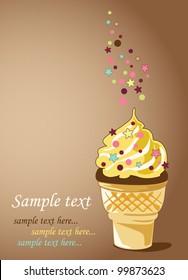 ice cream background