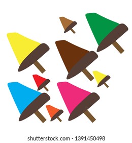 Ice cream background design work for store and sell promotion