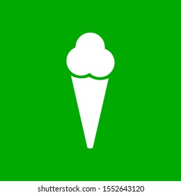 Ice cream and background as icon
