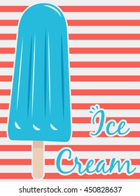 ice cream background, illustration in vector format