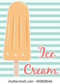 ice cream background, illustration in vector format