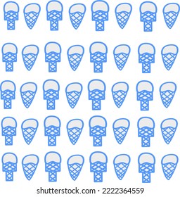 ice cream background transparent and blue