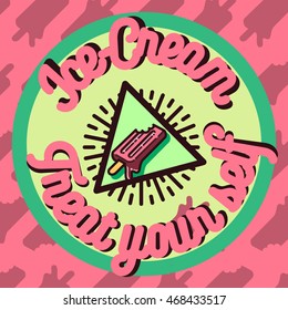 Ice cream banner