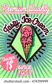 Ice cream banner