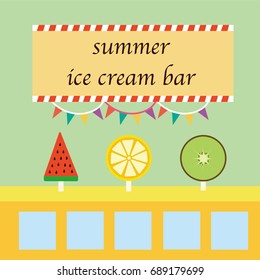 ice cream bar