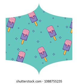 ice cream bar pattern