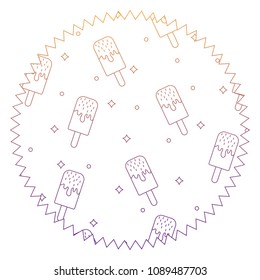 ice cream bar pattern