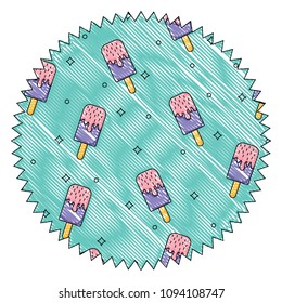 ice cream bar pattern