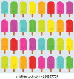 ice cream bar pattern background