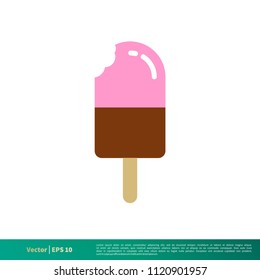 Ice Cream Bar - Summer Icon Vector Logo Template Illustration Design. Vector EPS 10.