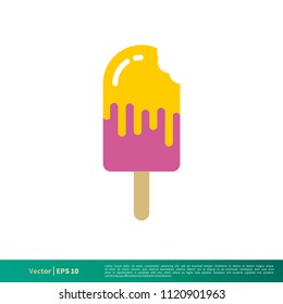 Ice Cream Bar - Summer Icon Vector Logo Template Illustration Design. Vector EPS 10.