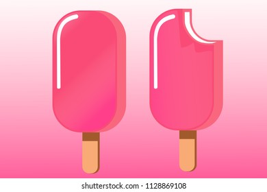 Ice Cream Bar, Vector eps 10