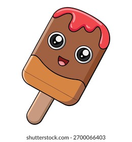 Ice Cream Bar Vector Illustration