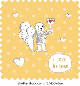 Ice cream bear