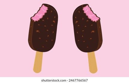 Ice cream best vector illustration for commercial use.