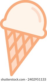 Ice cream black silhouette icons set on white. Balls in waffle cone, soft serve sundae in glass, popsicle on stick. Vector and png elements for minimal summer design